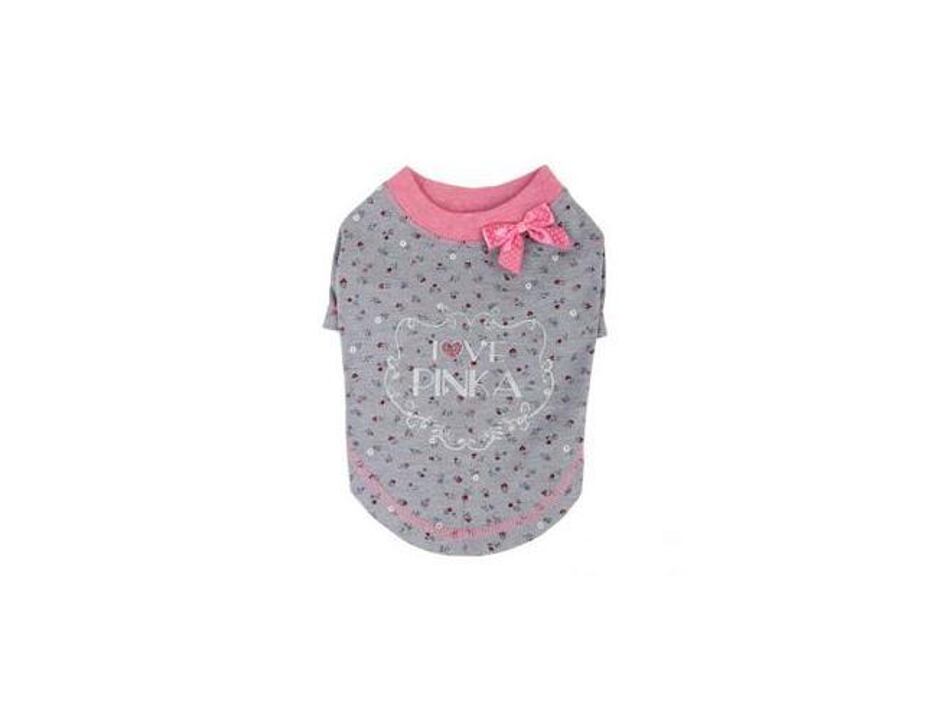 Hundeshirt Pinkaholic Ballad Grau