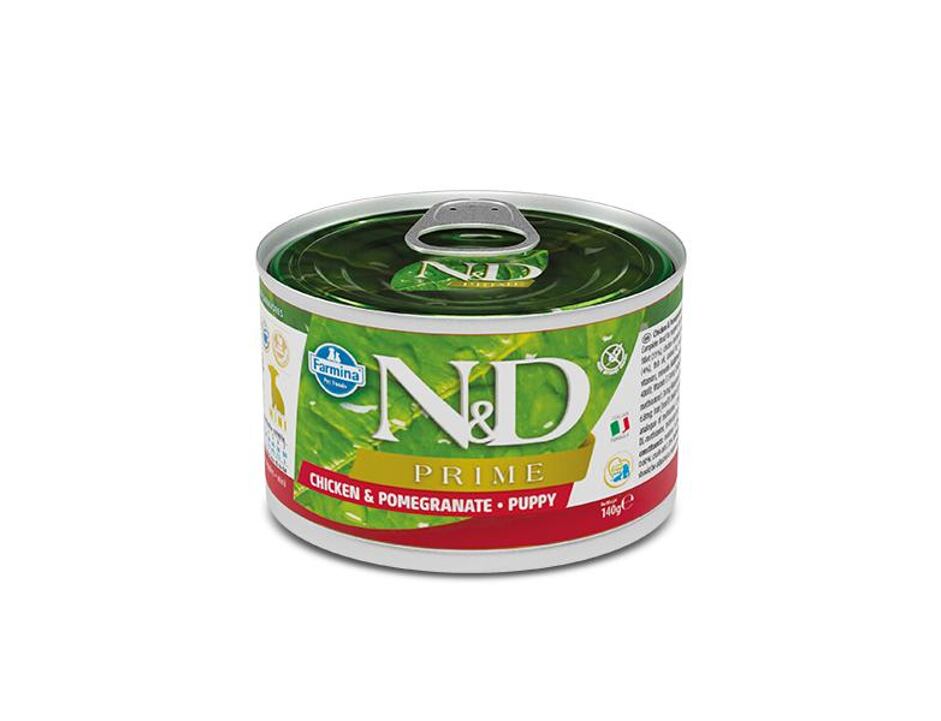 N&D DOG PRIME Puppy Huhn & Granatapfel Mini 140g