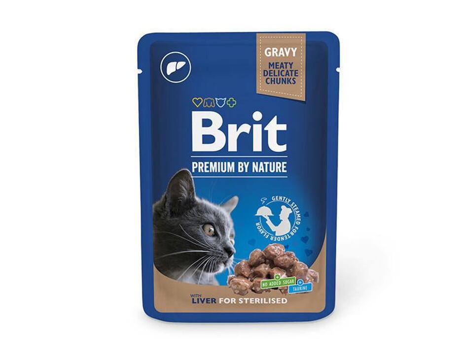 Brit Premium Cat Liver for Sterilised 100g