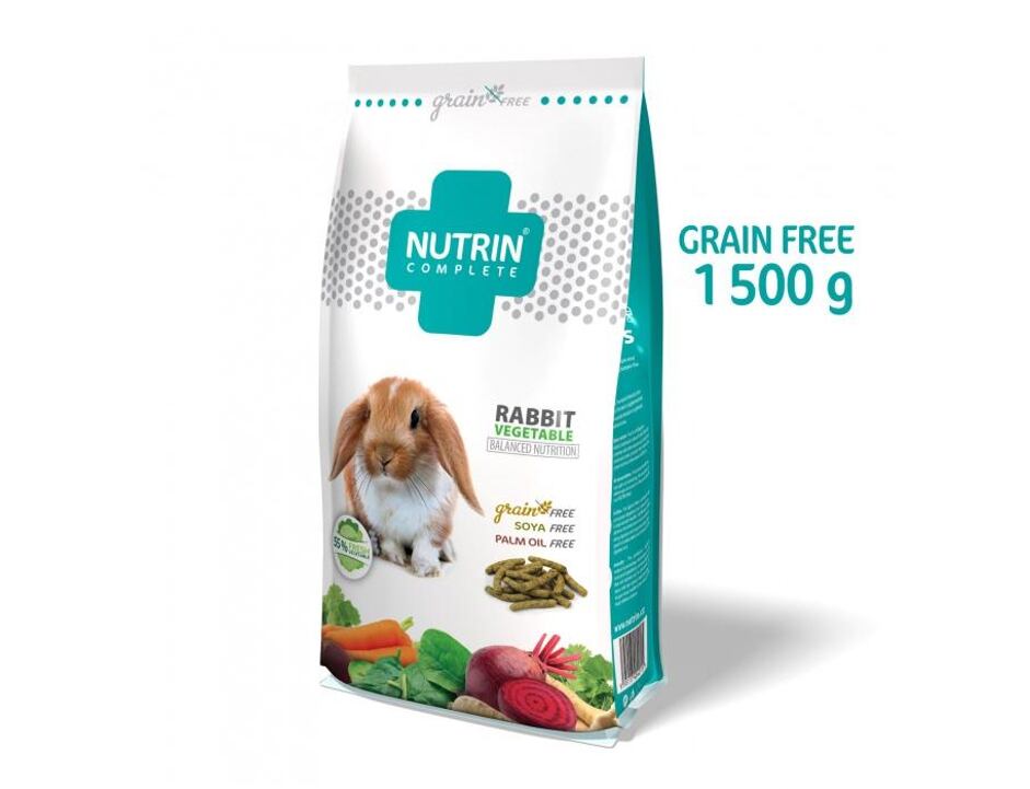 NUTRIN Complete Rabbit Vegetable GRAIN FREE 1500g